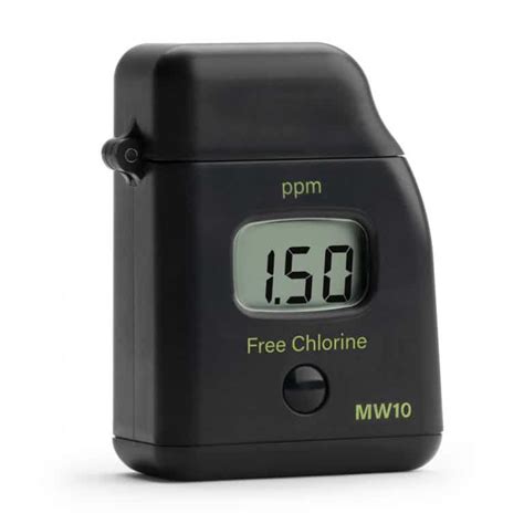 digital chlorine in water tester